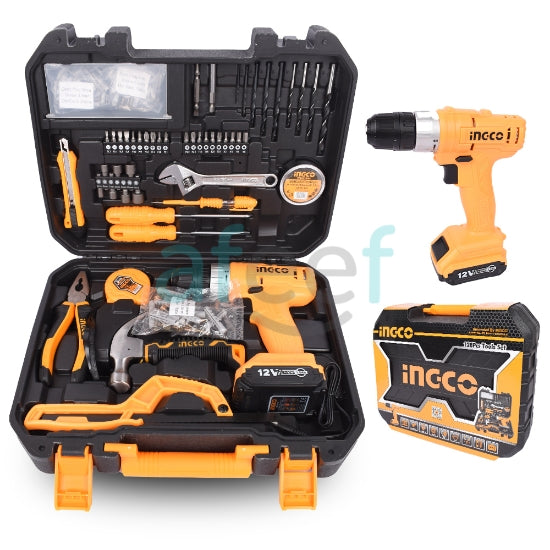 Coffret visseuse 12V + 127 outils/accessoires INGCO HKTHP11281