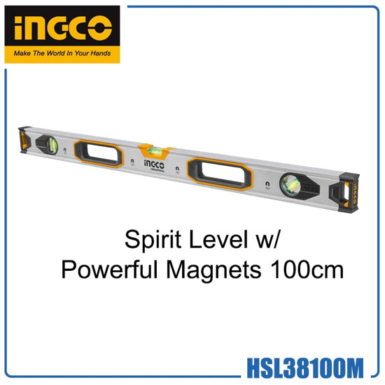 Niveau à bulle magnétique 100cm INGCO HSL38100M