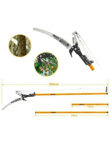 Sécateur sur perche extensible INGCO HEPS25281