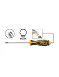 Tournevis à Zone de Frappe Vis Phillips 3*200 mm - INGCO HGTSPH3200