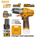 Perceuse Visseuse 12 V 1.5 AH - INGCO CIDLI12202