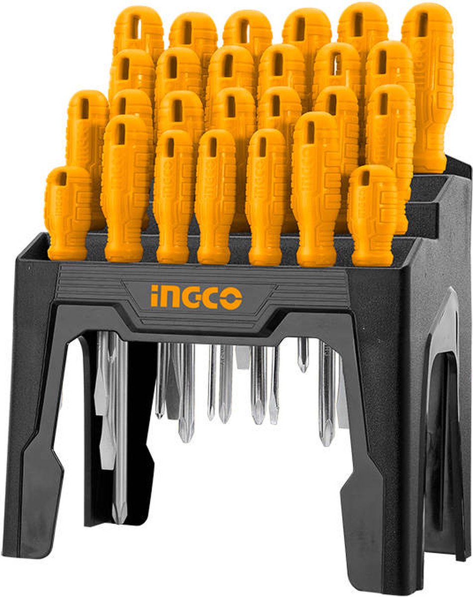 Coffret de 26 Tournevis avec Support Rangement INGCO HKSD2658