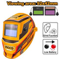 Casque de soudeur Viewing Area:92×42mm Arc Sensor INGCO AHM008