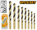 Jeu de 8 forets HSS INGCO AKDB0801