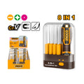 Set de Tournevis Interchangeables 9 Pcs - INGCO AKISD0901