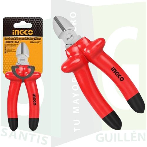 Pince coupante diagonale isolée - 1000V - 160mm"6" INGCO HIDCP01160