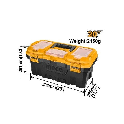 Boîte à outils en plastique pvc 20" INGCO PBX2001