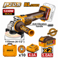 Meuleuse d'angle 20V max1200W 115mm INGCO CAGLI2120252