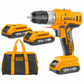 Ingco Perceuse Visseuse Li-Ion 12V (2 batteries)