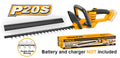 Taille-haie 20 V 460 mm Sans Batterie Sans Chargeur - INGCO CHTLI20018