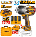 Boulonneuse Brushless 3/4 20 V 1350n.m 5 AH - INGCO CIWLI20135