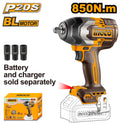 Boulonneuse Brushless 1/2 20 V 850n.m Sans Batteries Sans Chargeur - INGCO CIWLI20851