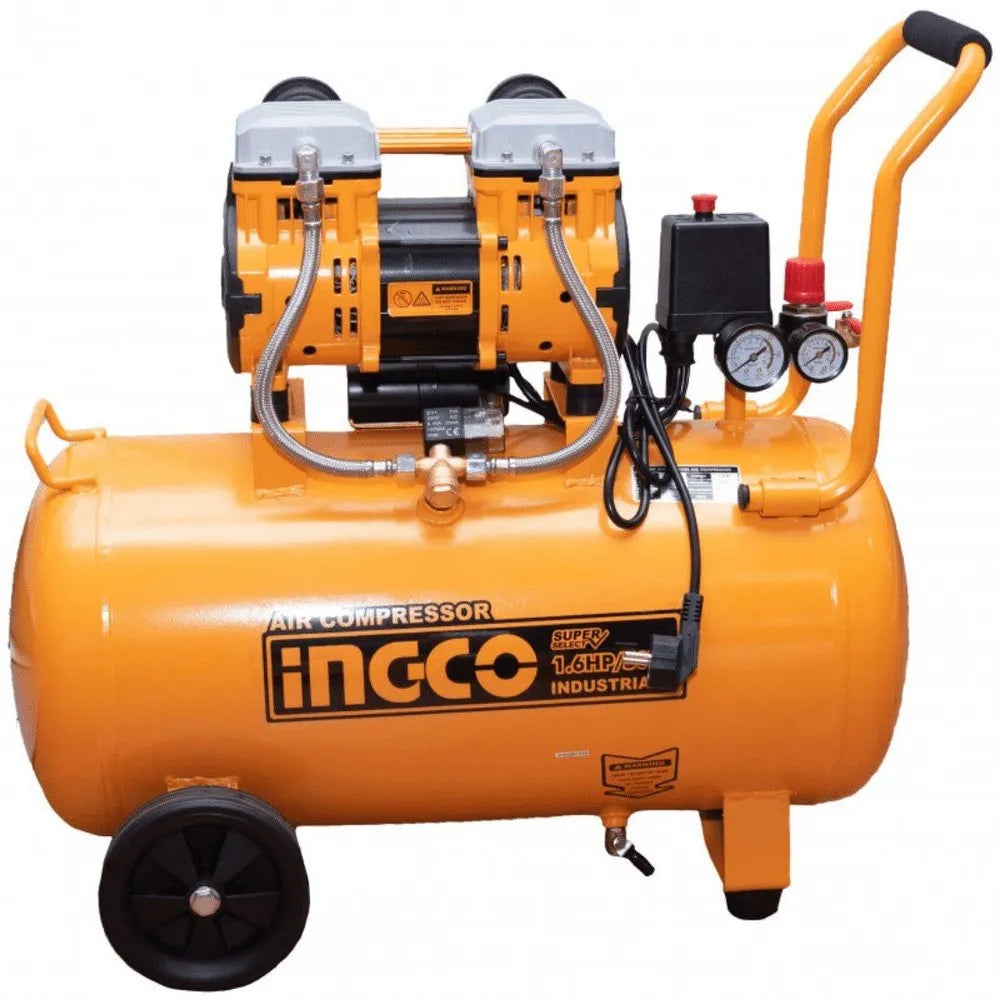 Compresseur Silencieux 50 L 1200 W（1.6 HP） - INGCO ACS112501