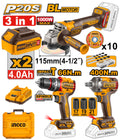 Pack de 3 Machines 20 V - INGCO COSLI241291