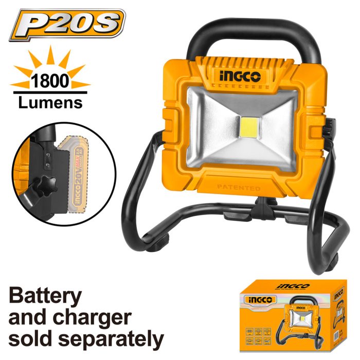 Projecteur 20 V Batterie/chargeur Non Inclus - INGCO CWLI2002