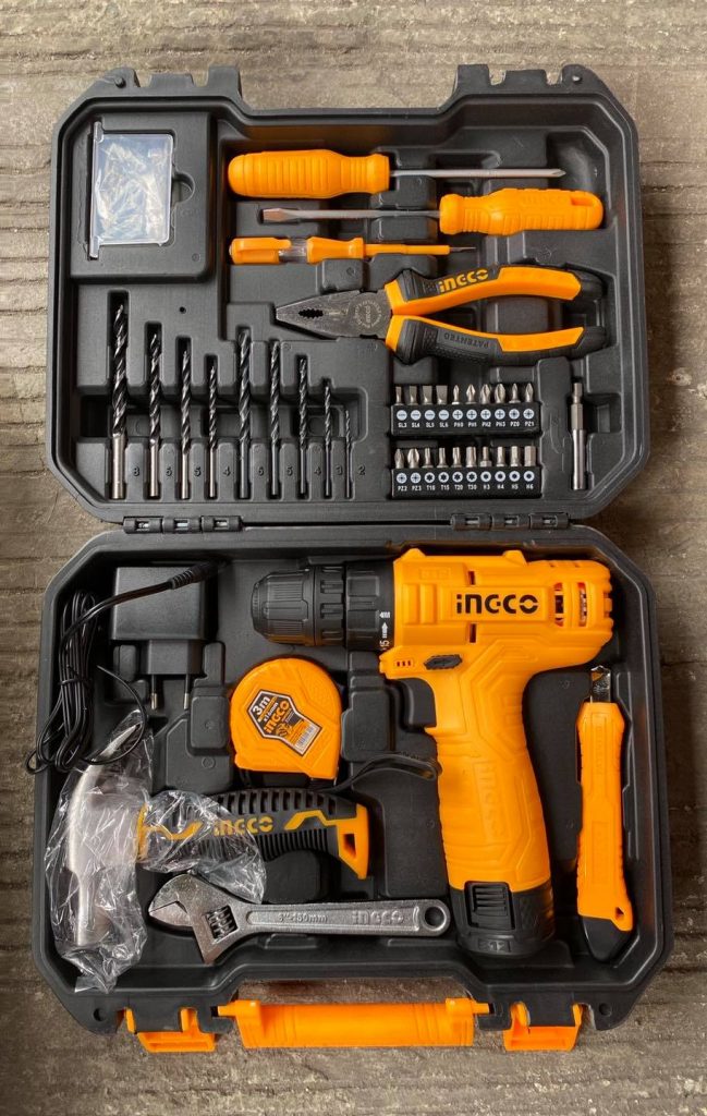 Coffret visseuse 12V + 81outils/accessoires SS INGCO HKTHP10811