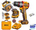 pack de 3 machines visseuse 76NM+scie circulaire +ponceuse 125mm ingco INGCO COSLI250181