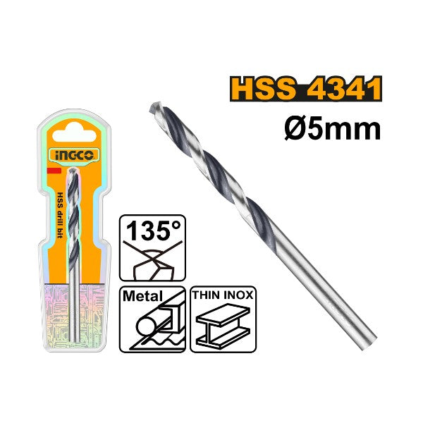 Foret 5mm HSS 4341 INGCO DBT1200504