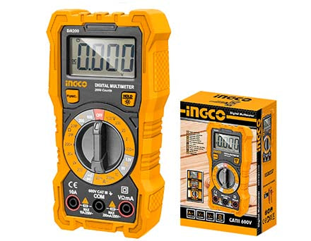 Multimètre Digital Lcd Cat.ii 600 V - INGCO DM200