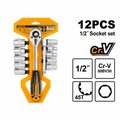 Set de douilles 1/2  12 pièces INGCO HKTS12122