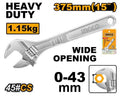 Clé à molette 375mm  0-46mm INGCO HADW131152