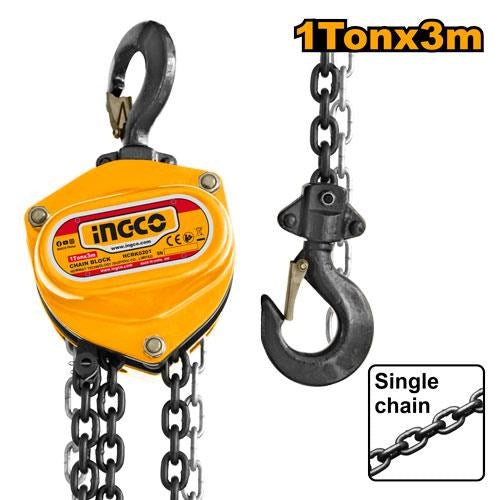 Bloc de chaîne  1t INGCO HCBK0201