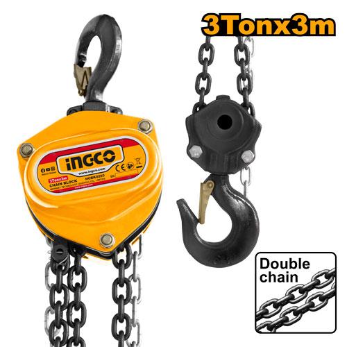 Bloc de chaîne  3T INGCO HCBK0203