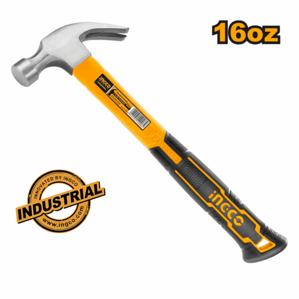 Marteau de menuisier 450g Tête forgée INGCO HCH80816