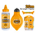 Cordeau Traceur 30m avec Flacon de Poudre INGCO HCLR0130