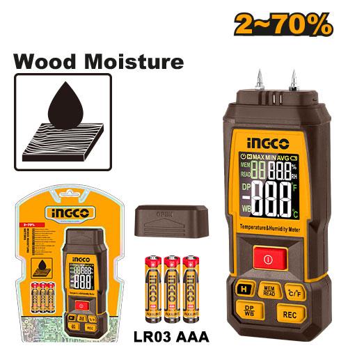 Compteur Numérique D'humidité et Tempéra 20-60c° - INGCO HETHT031