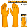 Gants PVC Jaunes - INGCO HGVP01