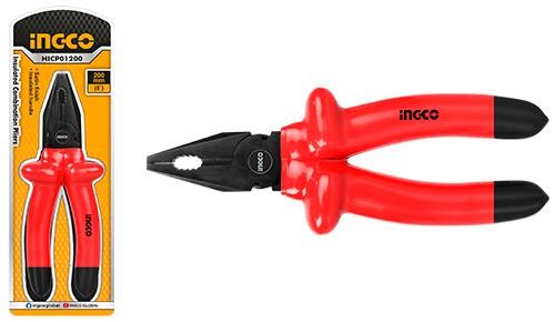 Pince universelle isolée- 1000V - 200mm(8") INGCO HICP01200