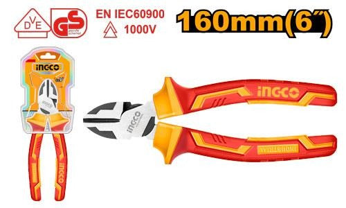 Pince coupante diagonale isolée et robuste 160mm INGCO HIHLDCP28160
