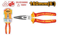 Pince à Long Bec Isolée 6"/160 mm - INGCO HILNP28168