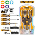 Jeu de 24 Tournevis et Embouts - INGCO HKSDB02482