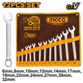 Set de 12 Clés Mixtes 6 - 32 mm - INGCO HKSPA1143
