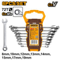 Jeu de 8 clés à cliquet 8mm à 19mm INGCO HKSPAR1082