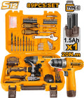 coffret visseuse 12v +89 pcs 1 bat 1.5ah INGCO HKTHP10891