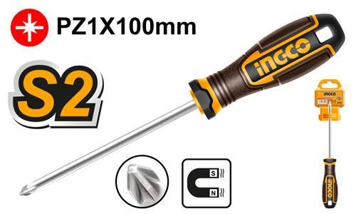 Tournevis PZ1 D：5.0mm Lr：10 INGCO HS68PZ1100