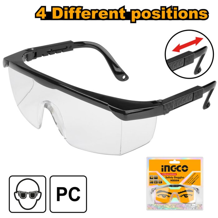 Lunettes de protection INGCO HSG04