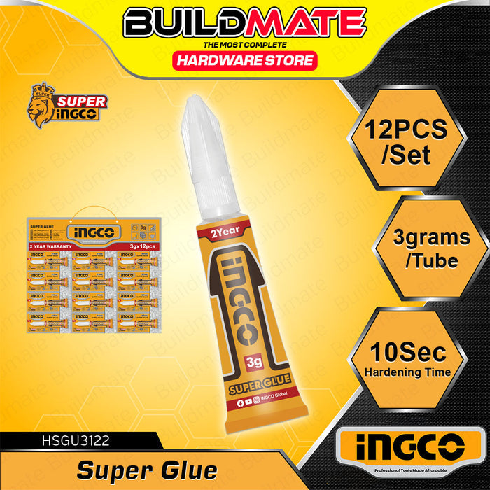 Colle Forte Instantanée Cyanoacrylate 3g INGCO HSGU3122