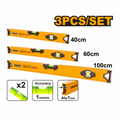 set de 3 niveaux a bulle 40-60-100cm ingco INGCO HSL10403