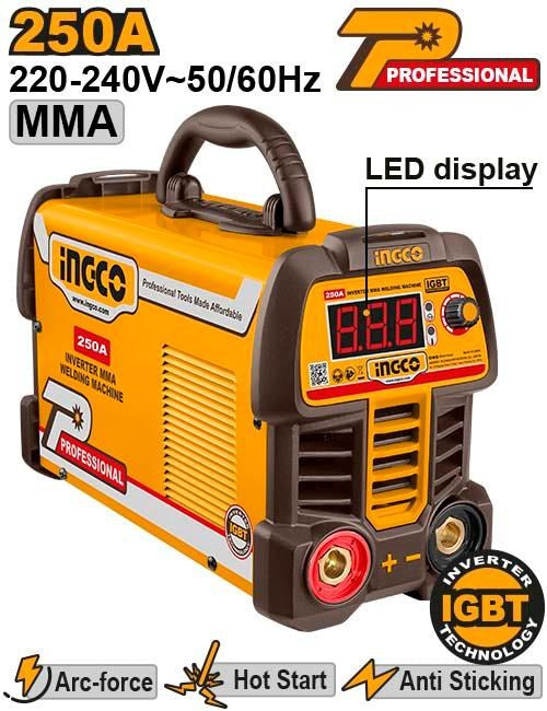 Poste à Souder Onduleur Mma 250a - INGCO ING-MMA25069