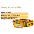 Lampe Frontale à Piles 100 Lumens - INGCO HHL013AAA5
