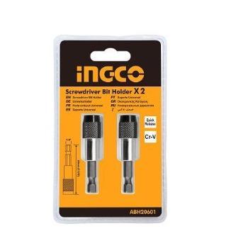 Set de 2 Porte Embout 1/4 60 mm - INGCO ABH20601