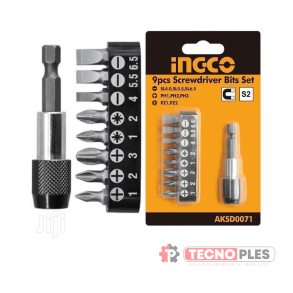 Jeu D'embouts de Tournevis - INGCO AKSD0071
