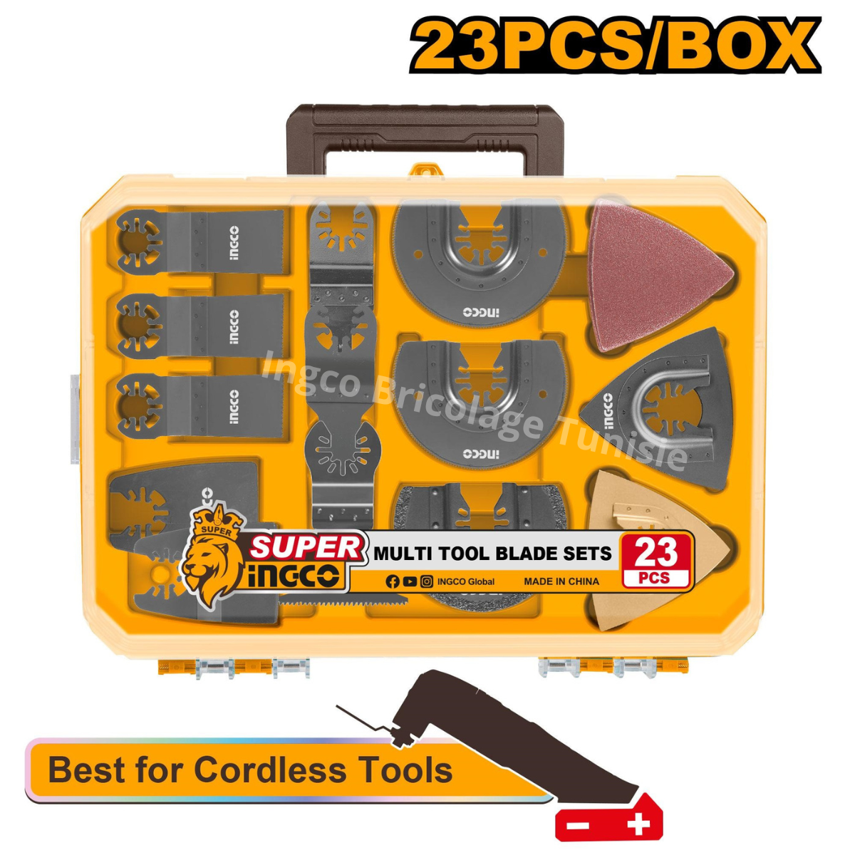 Jeu de Lames des Multi-outils - INGCO AKTMT2301