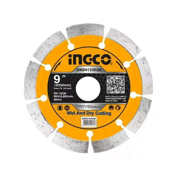 Jeu de 3 Disque Diamant 230x22,2 mm - INGCO DMD012308