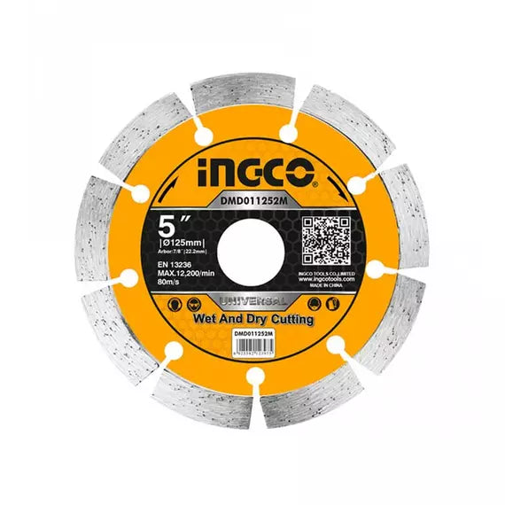 Disque Diamant 125 mm - INGCO DMD011252M