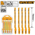 5 Lames pour Bois Scie Sauteuse 74 mm - INGCO JBT244D
